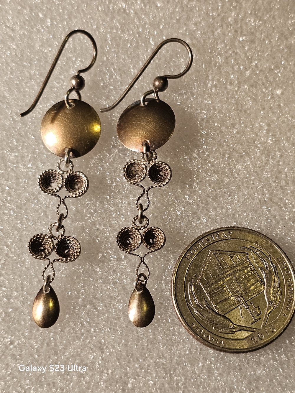 Gold-Tone Filigree Dangle Earrings - Women Jewelry